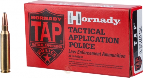 Патрон Hornady Law Enforcement кал .223 Rem пуля SP TAP масса 75 гр (4.9 г)