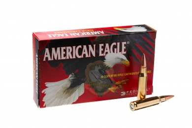 Патрон Federal American-Eagle 308win FMJ BT 9,7гр (150GR)