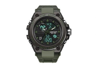 Годинник тактичний SANDA 739 Green-Black