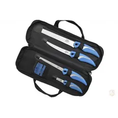 Набір ножів з точилкою Cuda Titanium Knife Set