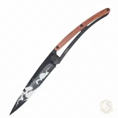 Ніж DEEJO TATTOO BLACK 37G, THE FLIGHT