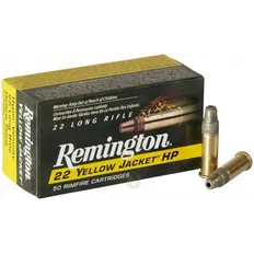 Набій Remington Yellow Jacket Hyper Velocity кал .22 LR куля Hollow Point 33 гр