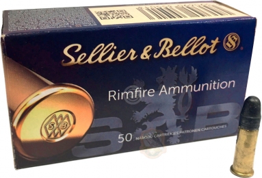 Набій Sellier & Bellot кал. 22 LR куля LRN масса 2,56 г/40 гран