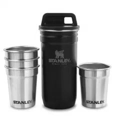 Набор фляга + рюмки Stanley Adventure black