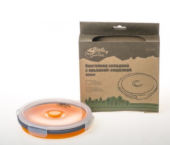 Контейнер складной Tramp 0.55 л orange Фото 2