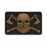 Нашивка M-Tac Bearded Skull 3D PVC Black/Coyote Фото 1