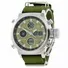 Годинник тактичний AMST 3003 Silver-Green Green Wristband Фото 1
