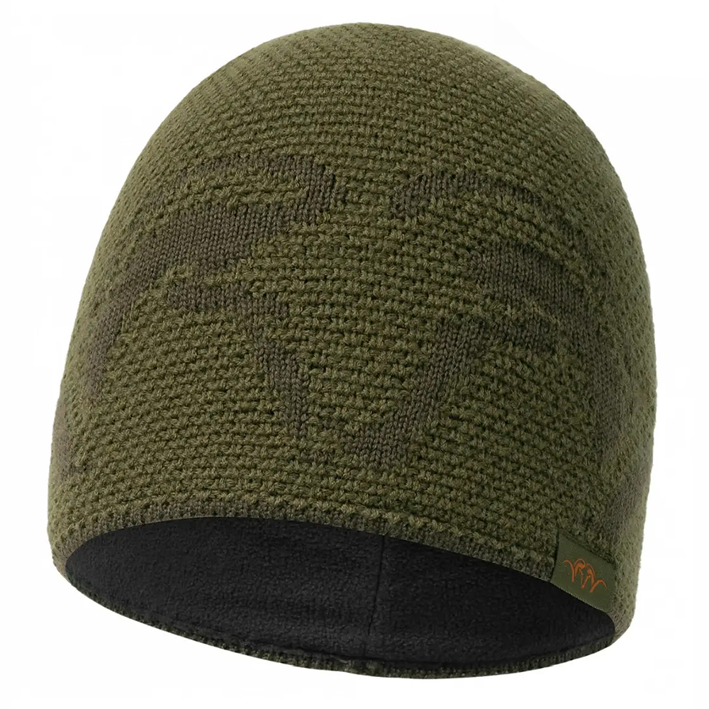 Шапка Blaser Active Outfits Pearl Beanie One size Темно-зелена Фото 1