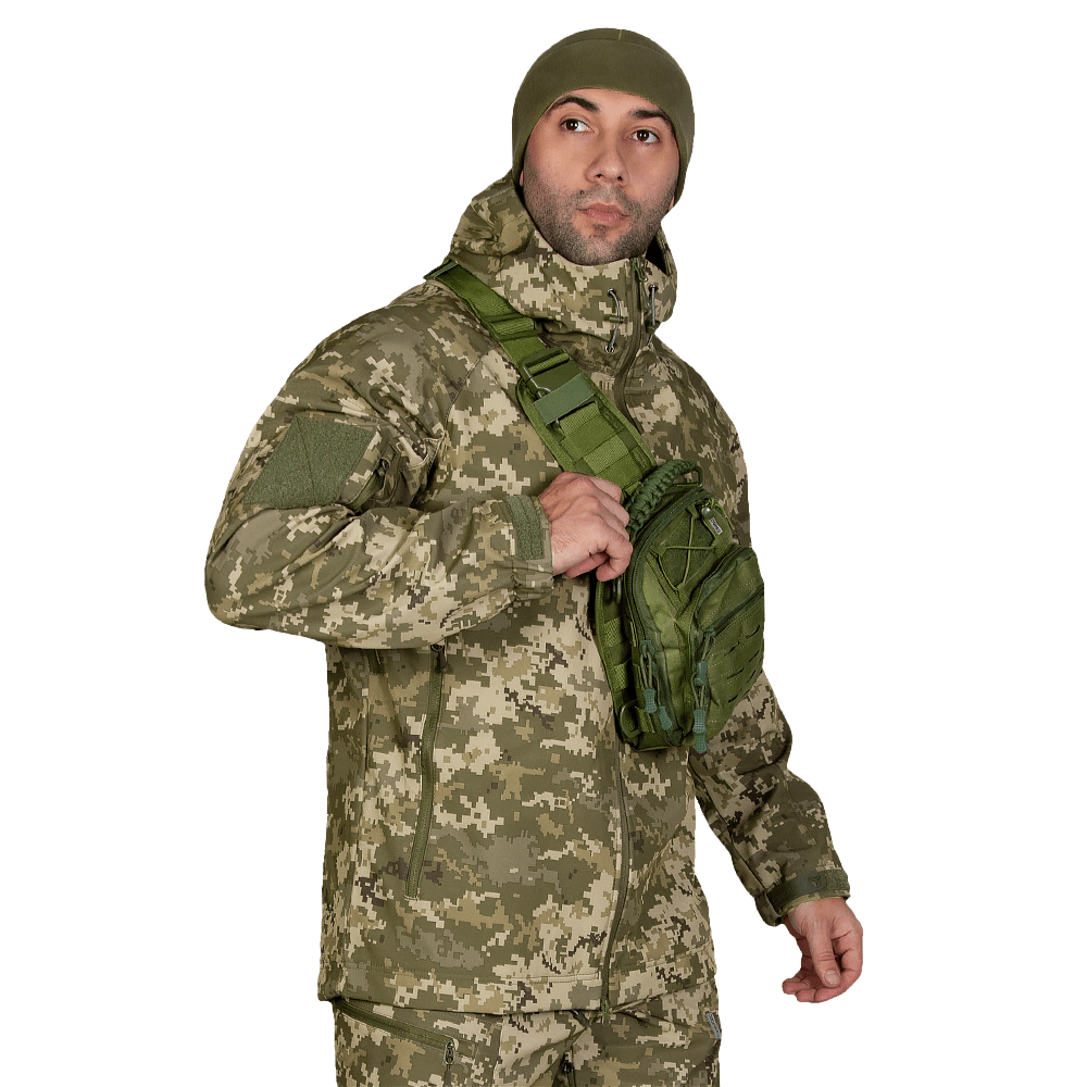 Куртка Camotec Stalker SoftShell Піксель Фото 1