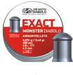 Кулі пневматичні JSB Diabolo Monster Кал. 4.52 мм. Вага - 0.87 г. 400 шт/уп Фото 1