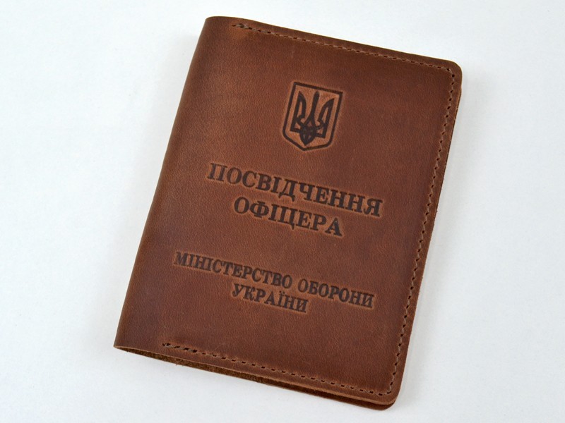Обкладинка для посвідчення Офіцера Волмас шкіра Фото 1