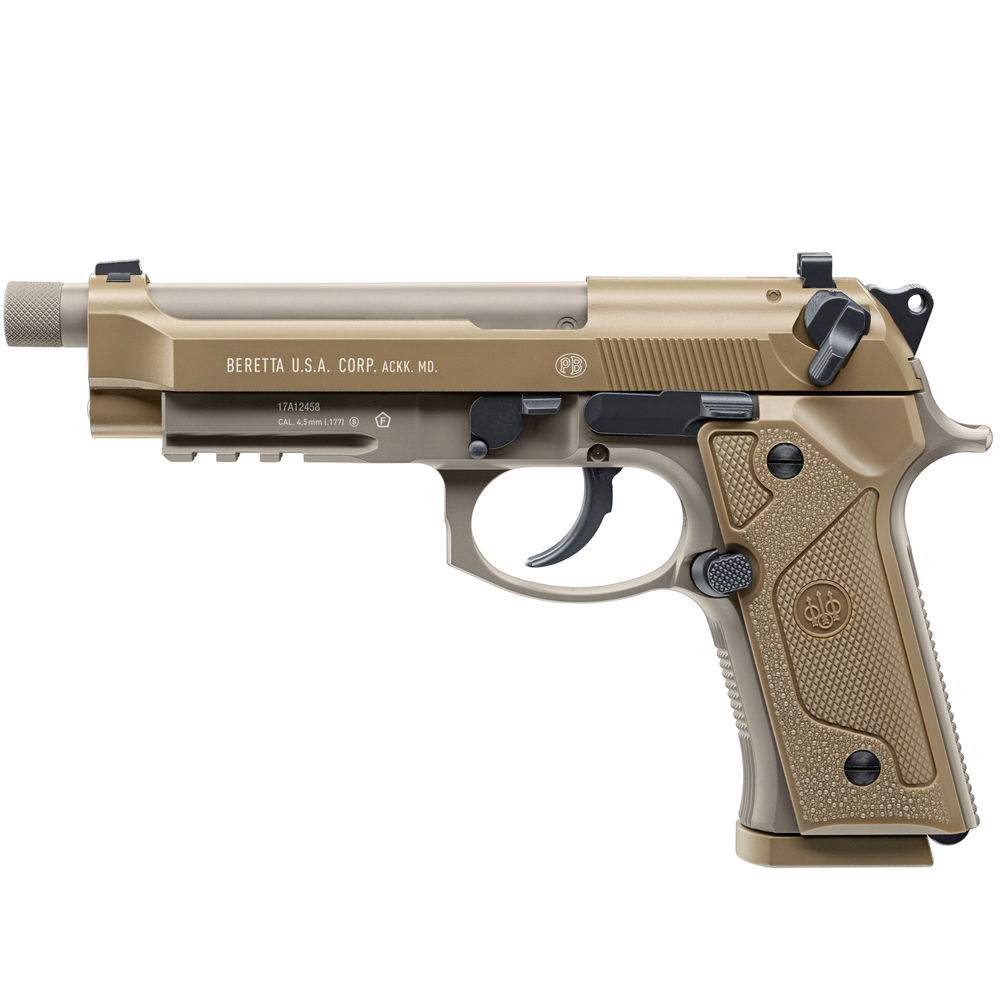 Пистолет пневматический Umarex Beretta M9A3 FDE Blowback кал. 4,5 мм (с затворной задержкой) Фото 1