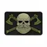 Нашивка M-Tac Bearded Skull 3D PVC Black/Olive Фото 1