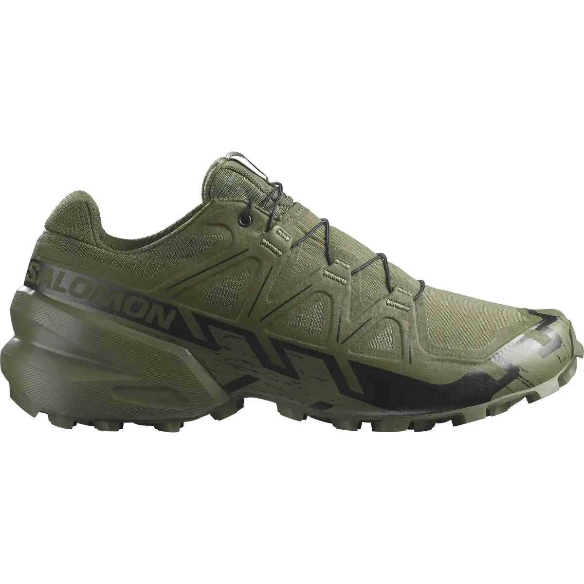 Кроссовки Salomon Speedcross 6 Forces Green/Black Фото 1