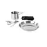 Набор посуды GSI Glacier Stainless 1 Person Set Фото 1