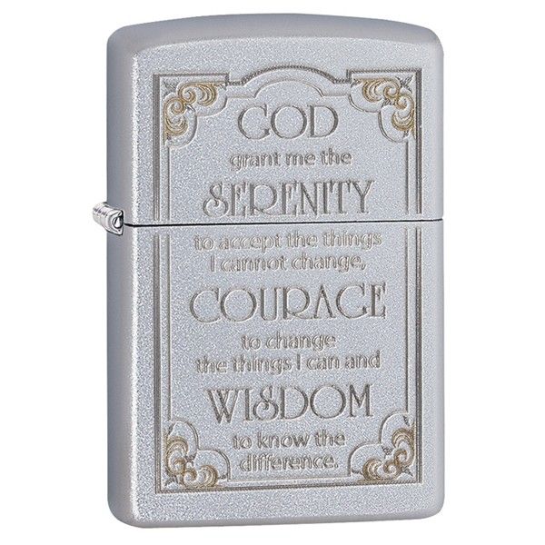 Зажигалка Zippo 28458 SERENITY PRAYER Фото 1