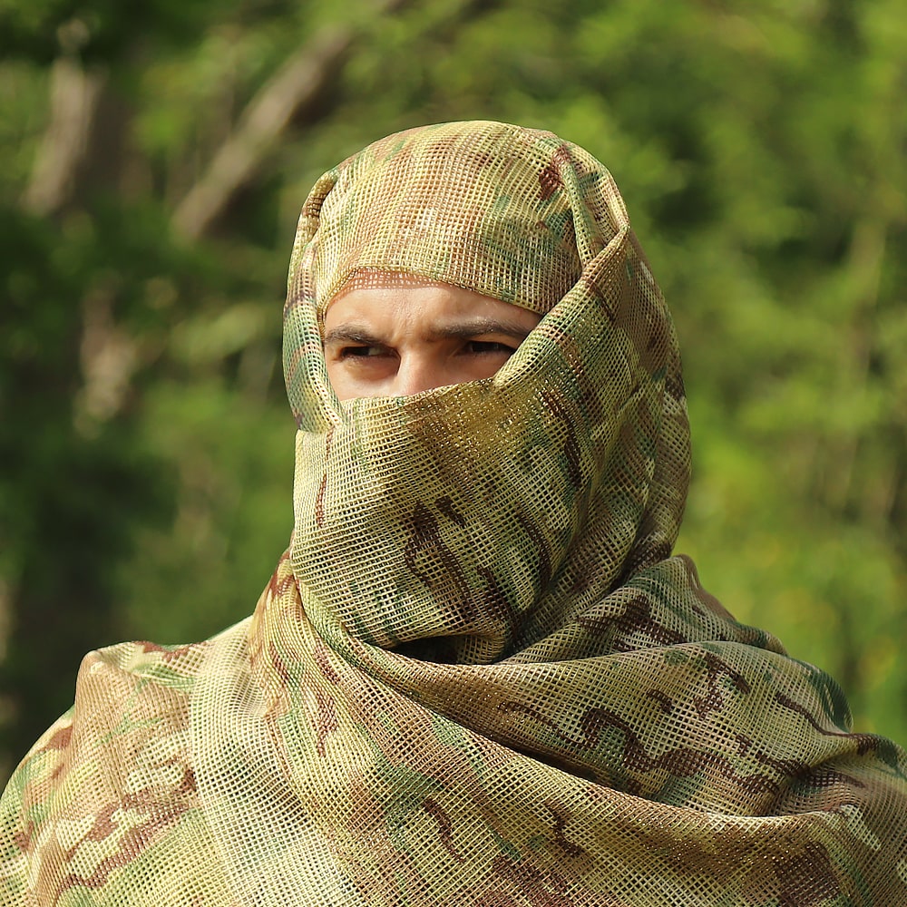 Маскувальний шарф-сітка CamoTec SFVS Multicam Фото 1