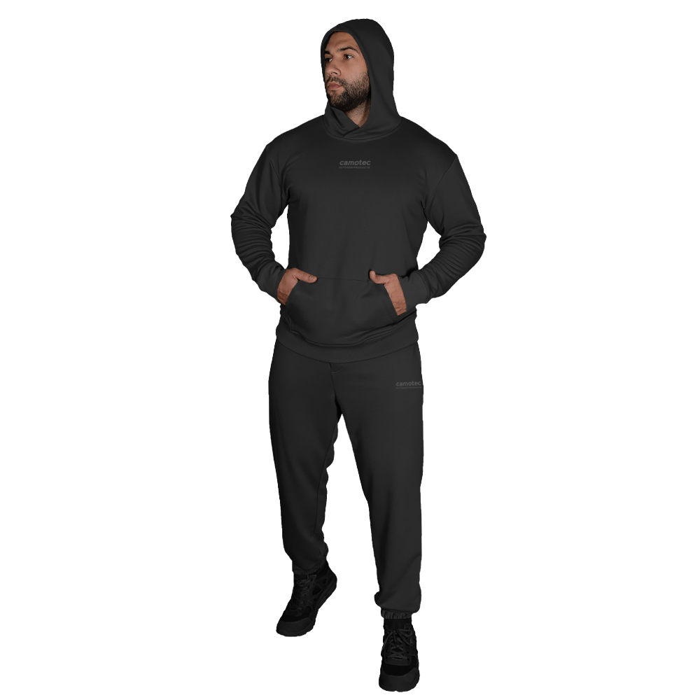 Спортивний костюм CamoTec Basic Hood 2.0 Чорний Фото 1