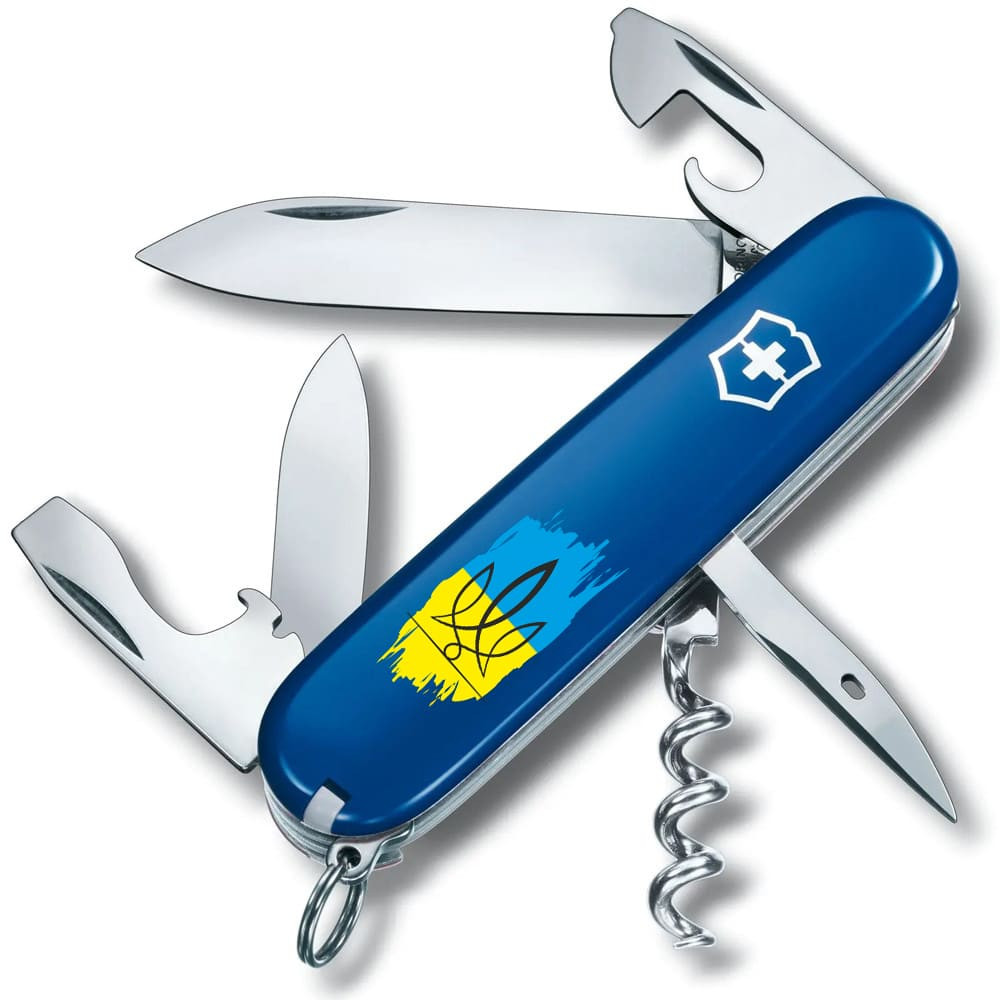 Ніж Victorinox Spartan Ukraine Тризуб фігурний Фото 1