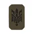 Нашивка M-Tac Тризуб (стилізована) Laser Cut Ranger Green/Black Фото 1