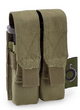 Підсумок Outac Double Pistol Pouch. Олива Фото 1