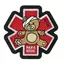 Нашивка M-Tac Paramedic Медвідь Bronze/Black Фото 1