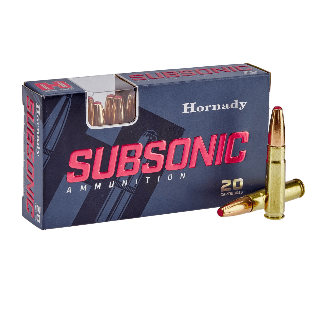 Патрон Hornady Subsonic кал. 300 Whisper/Blackout куля Sub-X Фото 1
