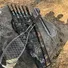 Туристичний набір для барбекю в чохлі, мангал рамка, 6 шампурів, решітка Фото 1
