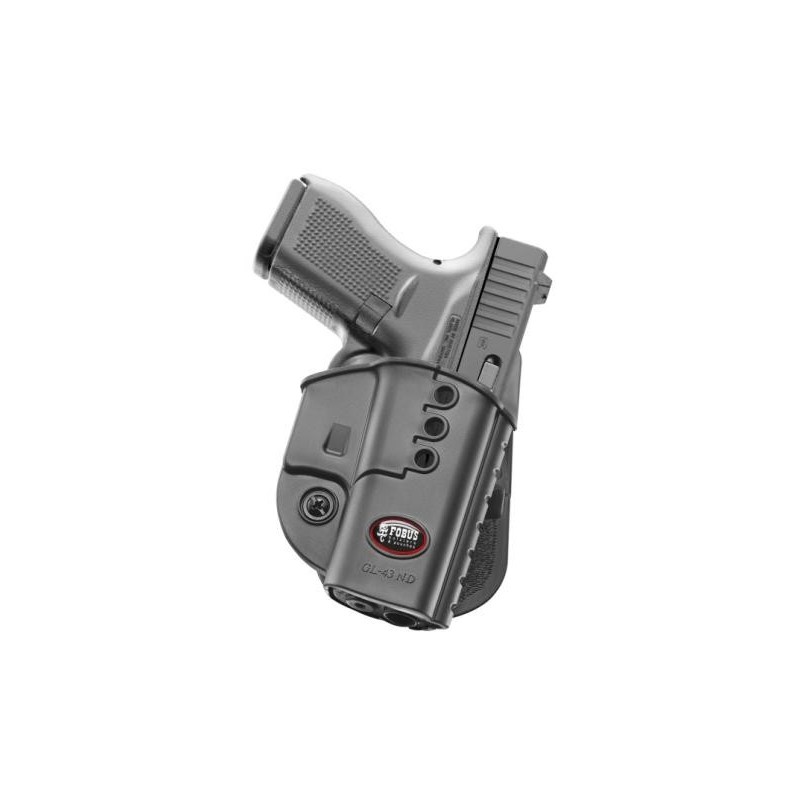 Кобура Fobus для Glock 43 з поясним фіксатором (лівостороння) Фото 1