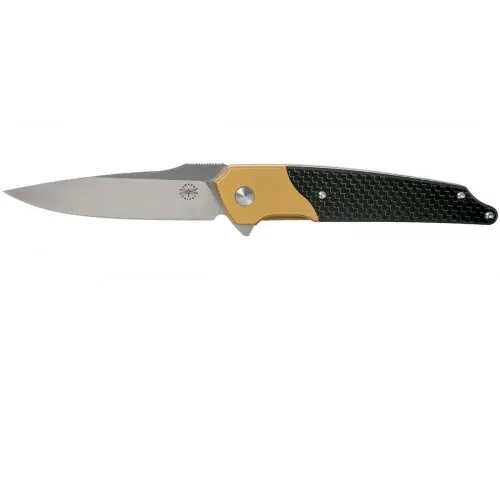 Нож Amare Knives Pocket Peak Folder золотой Фото 1