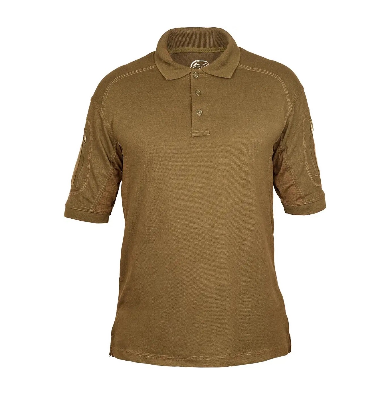 Тенниска поло Defcon 5 Tactical Polo Short Sleeves with Pocket Coyote brown Фото 1