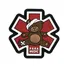 Нашивка M-Tac Paramedic Медвідь (PVC) Brown/Black Фото 1