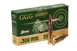 Набій нарізний GGG кал.308Win HPBT 155 gr, 10.04 г Фото 1