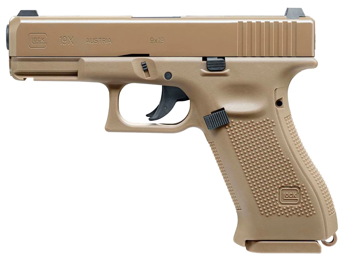 Пистолет пневматический Umarex Glock19X Tan кал. 4.5 мм ВВ Фото 1