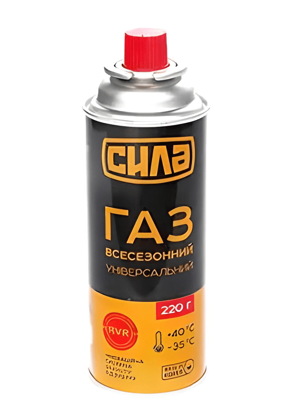Газовый баллон Сила 220г RVR Фото 1