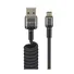 Кабель спіральний Micro USB HAVIT HV-CB6250 2.4A 1.5м Фото 1