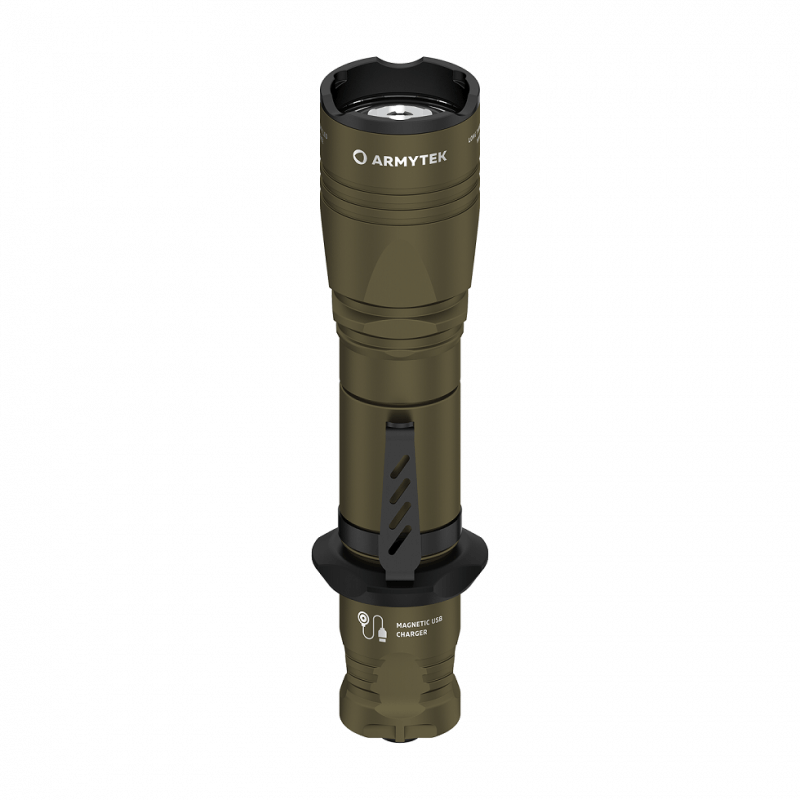 Фонарь Armytek Dobermann Pro v3.5 Magnet USB Olive Фото 1