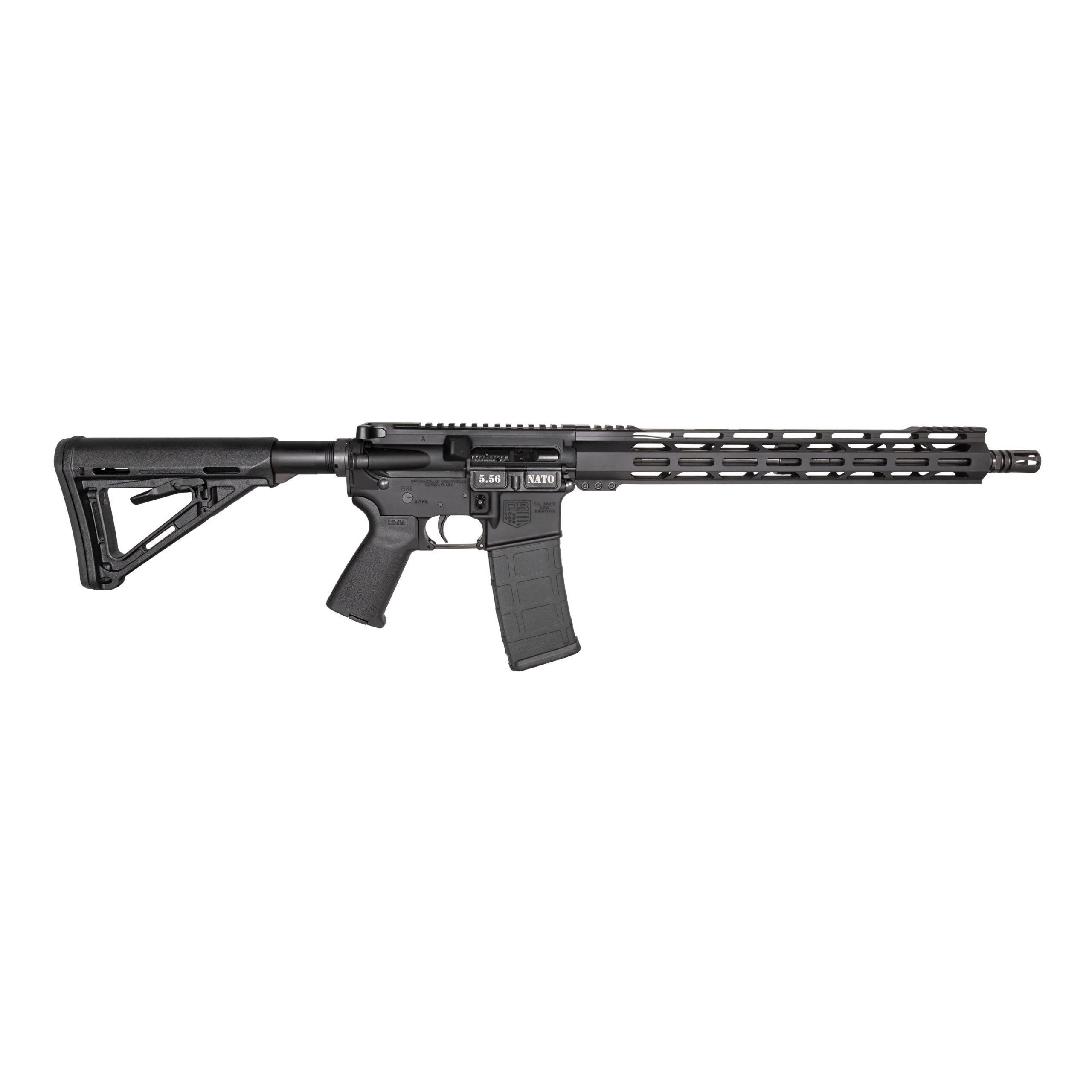 Карабін нарізний Diamondback DB15 BLACK кал.223 REM 16'' M-LOK Фото 1