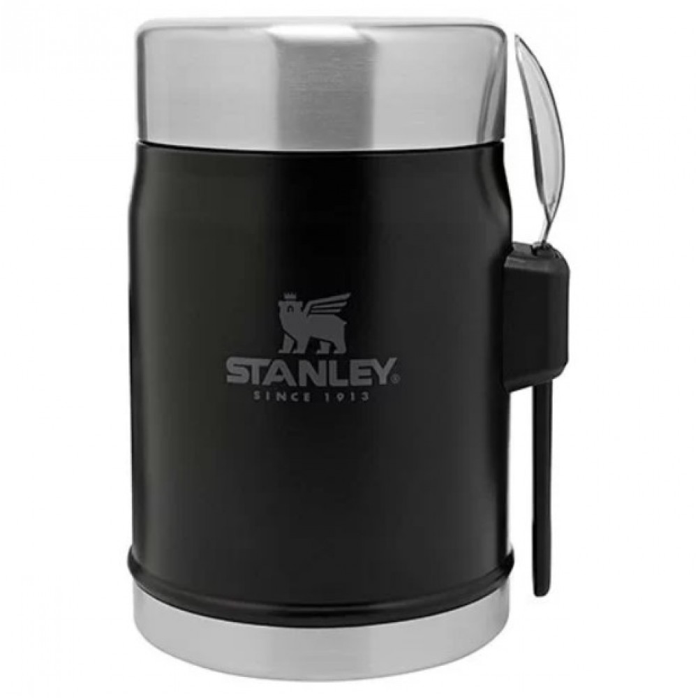 Термос харчовий Stanley Classic Legendary Matte Black 0.4 л Фото 1