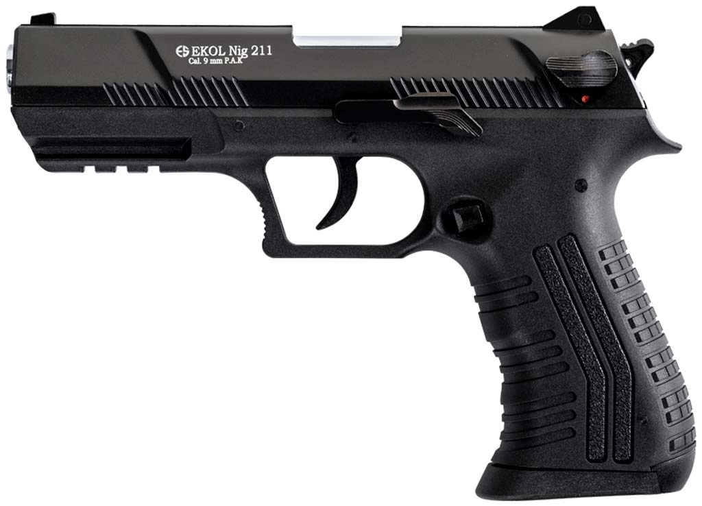 Шумовой пистолет EKOL Nig 211 Black Фото 1