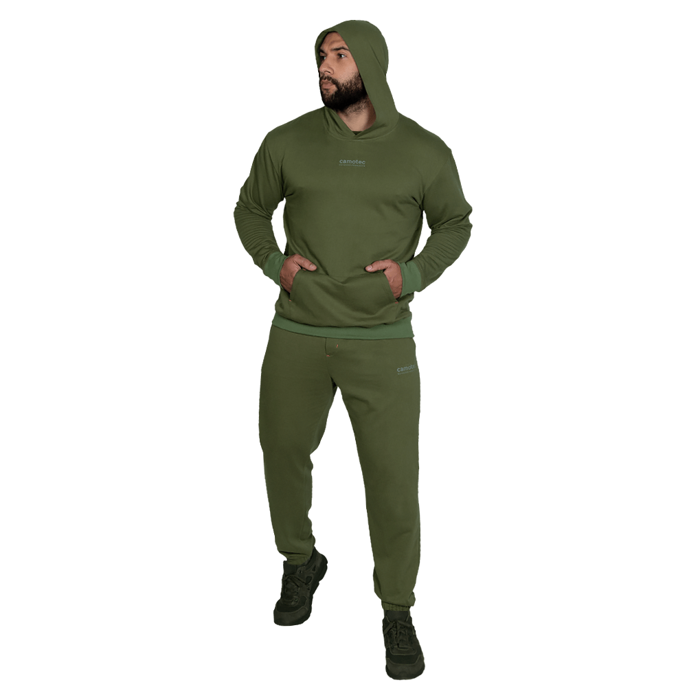 Спортивный костюм Camotec Basic Hood Cotton олива Фото 1