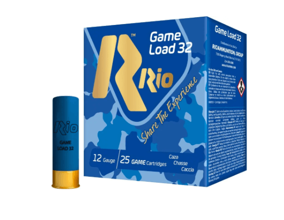 Патрон RIO Game Load-32 кал. 12/70 дріб № 2 (3,45 мм) наважка 32 г Фото 1