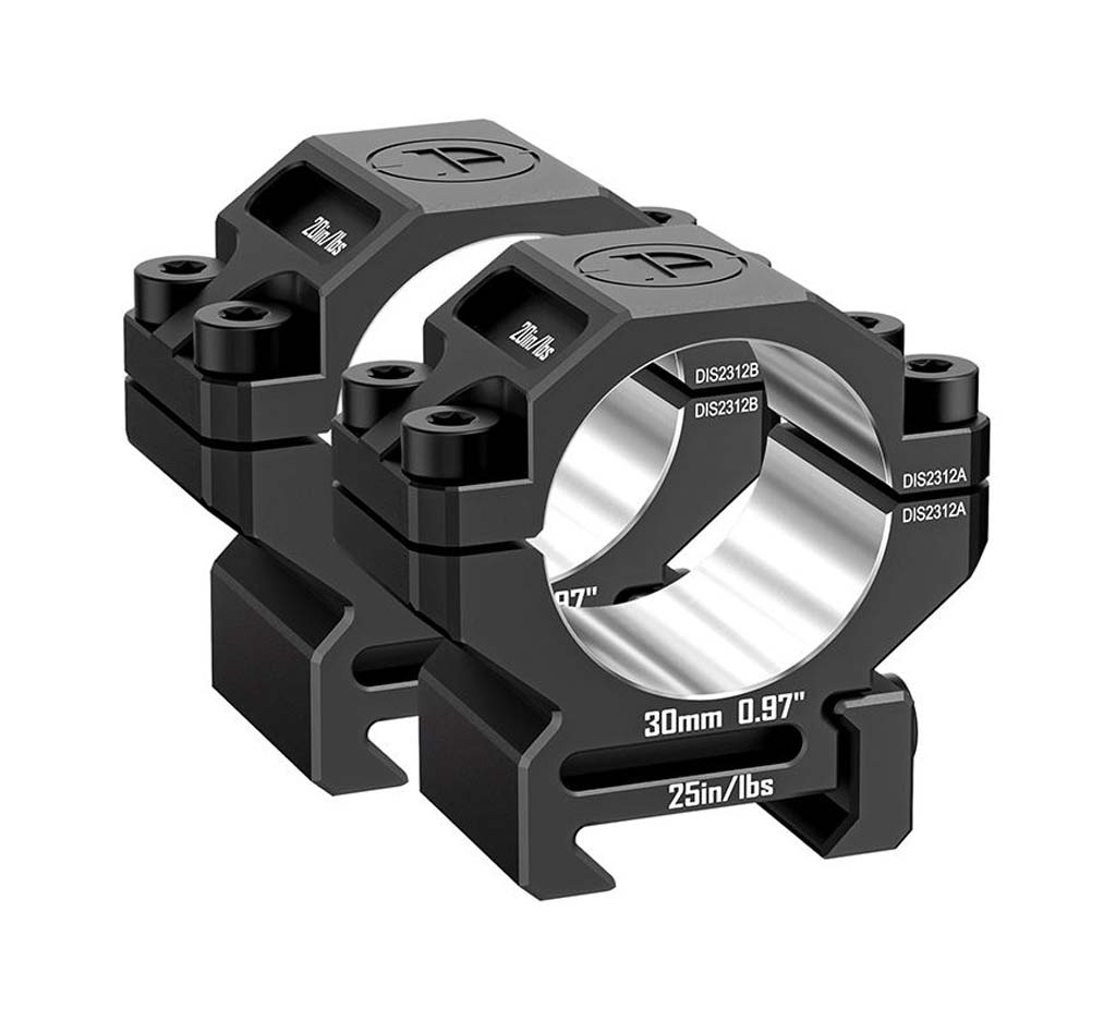 Кольца Discovery Scope Mount 6061 Series (30 мм) Low на Picatinny. ВН – 9.5 мм Фото 1