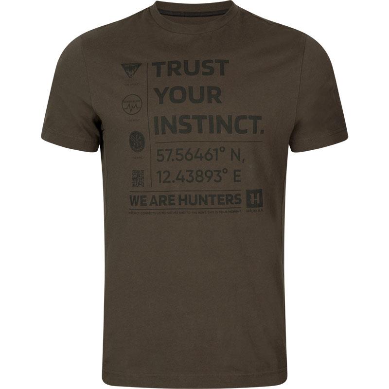 Футболка Harkila Instinct S/S Коричневий Фото 1