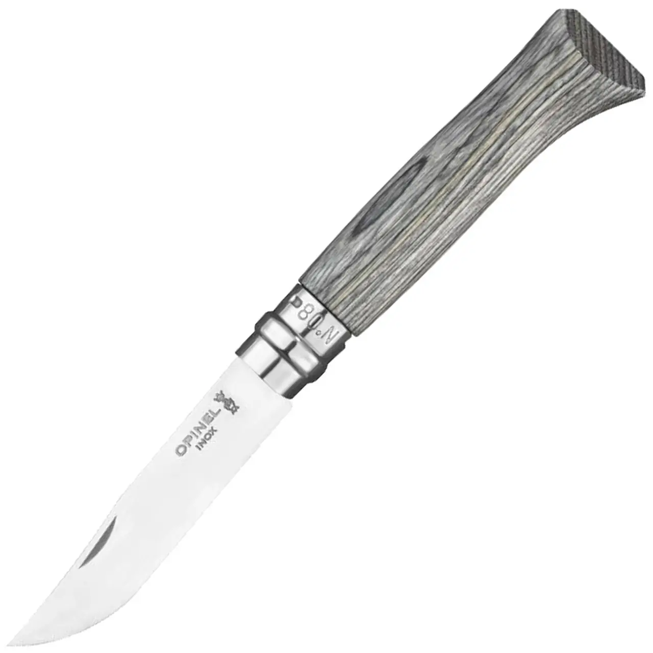 Нож Opinel №8 VRI Laminated. Цвет – серый Фото 1
