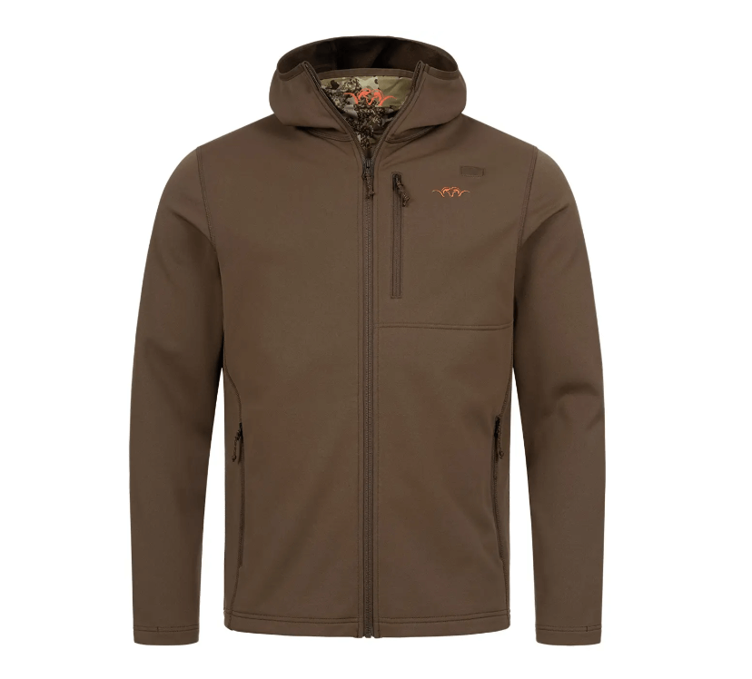 Куртка Blaser Active Outfits Men’s Drain FZ Hoody Dark brown Фото 1