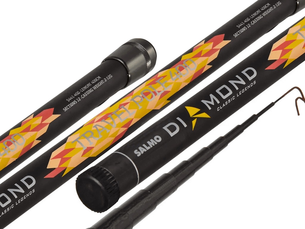 Вудилище без кілець Salmo Diamond Travel Pole 300, 3м Фото 2