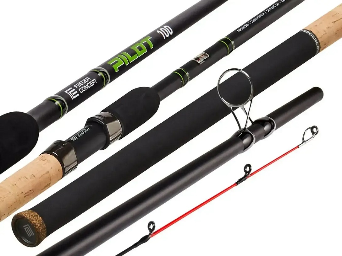 Фидерное удилище Salmo Feeder Concept PILOT 100г 3.9м Фото 3