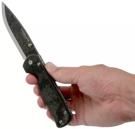 Ніж Condor Tool and Knife Krakatoa 1095HC Canvas micarta Green Фото 1