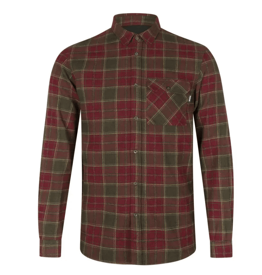Сорочка Seeland Glen Flannel Shirt Red check Фото 1